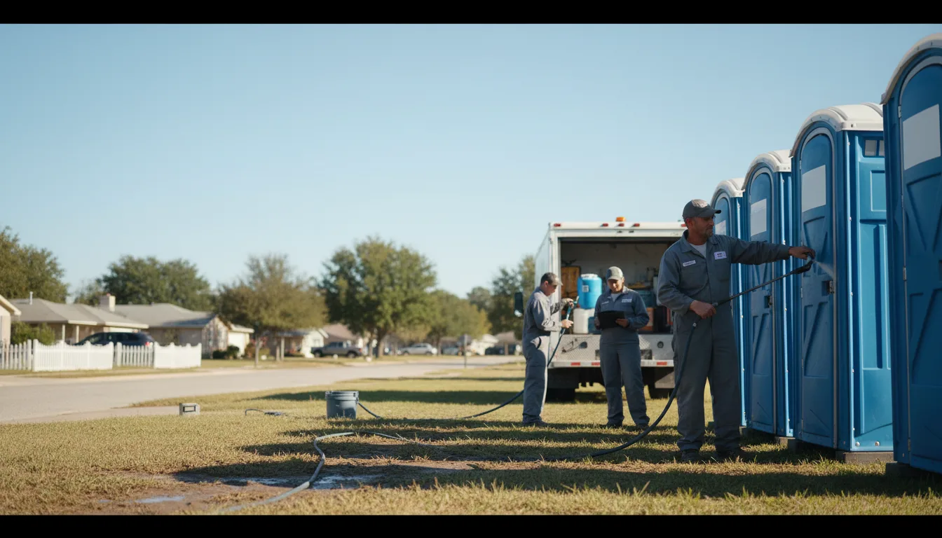 Long-Term Portable Toilet Rental in Bonaire, GA near me